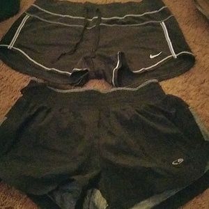Nike and Champion shorts